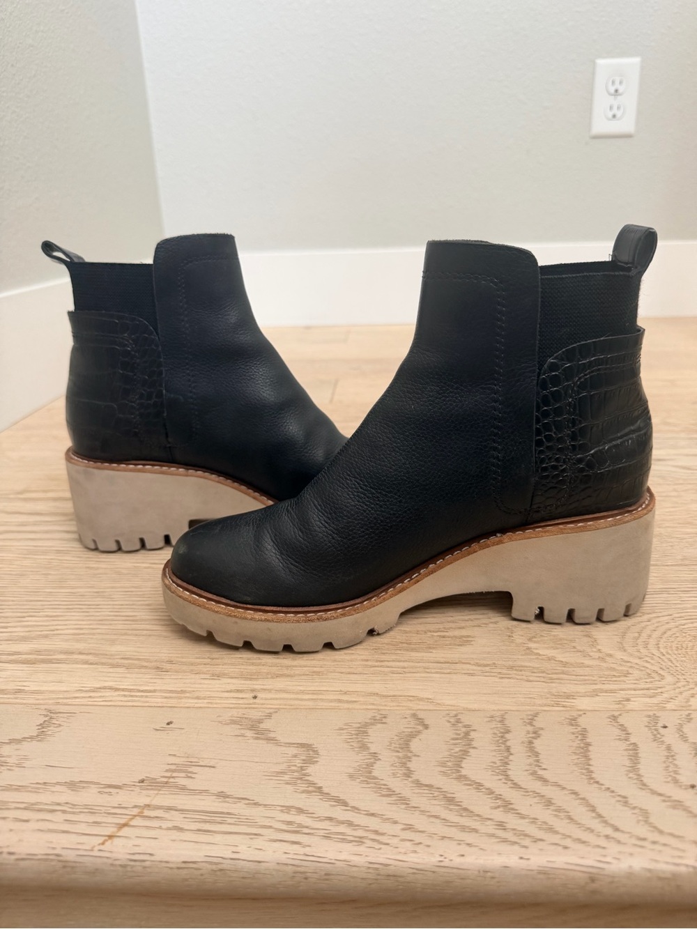 Dolce Vita Black Leather Boots